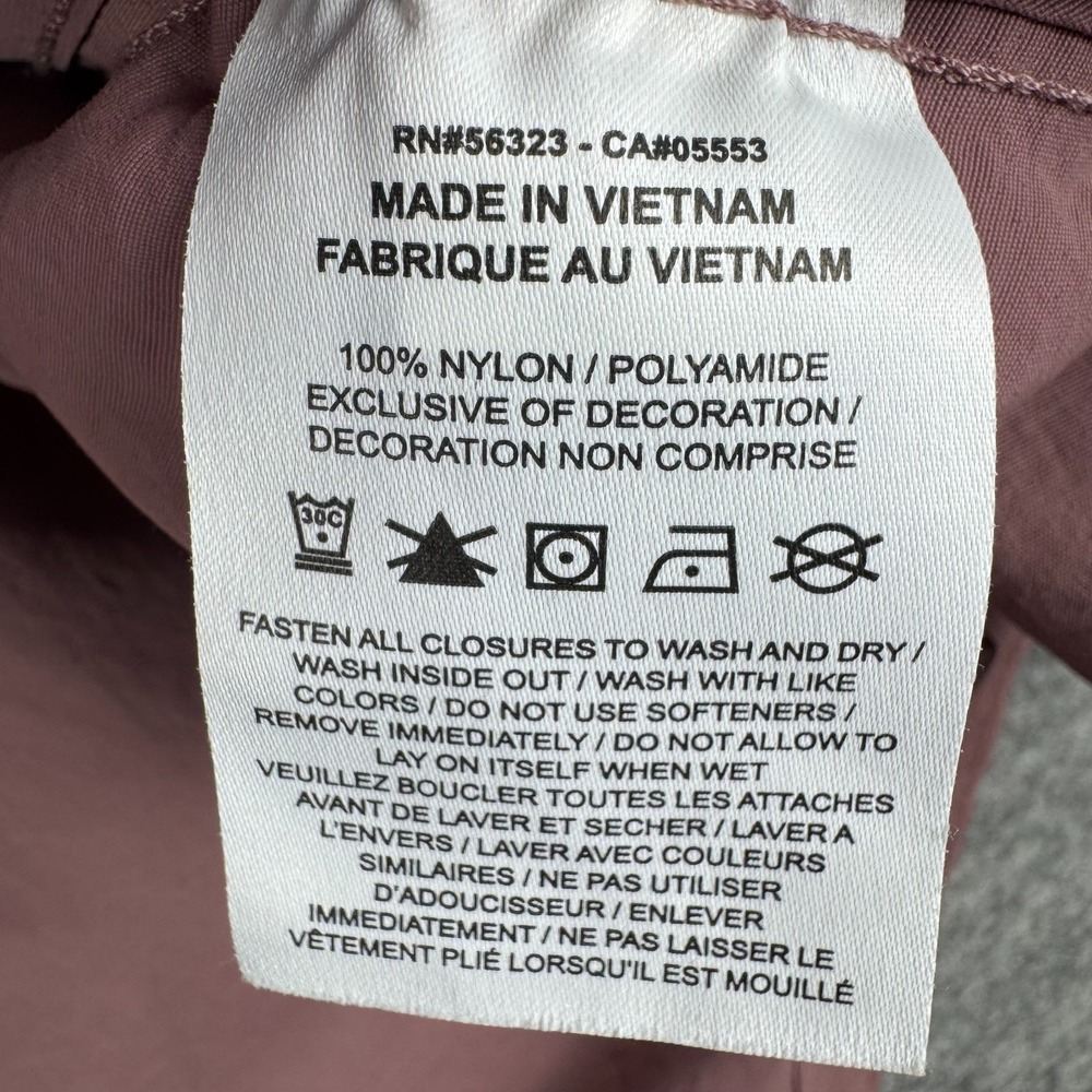 Nike Sportswear Everything Woven Jacket Full Zip Hooded Pink Womens Large L - Picture 6 of 11